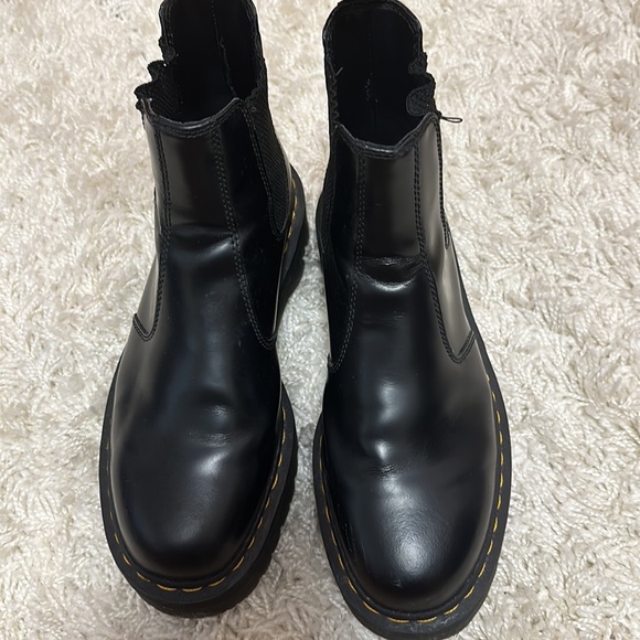 Dr. Martens Black Platform Chelsea Boots - Picture 5 of 7
